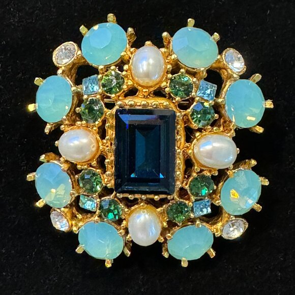 Gerard Yosca Vintage Brooch - New with Tags - Picture 1 of 6